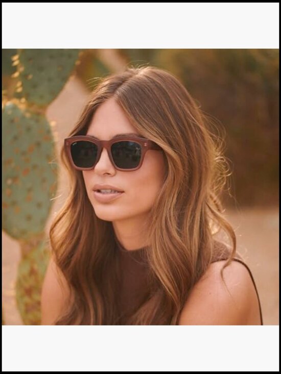 Oversized Square Polarized Sunglasses with UV Protection main image 6